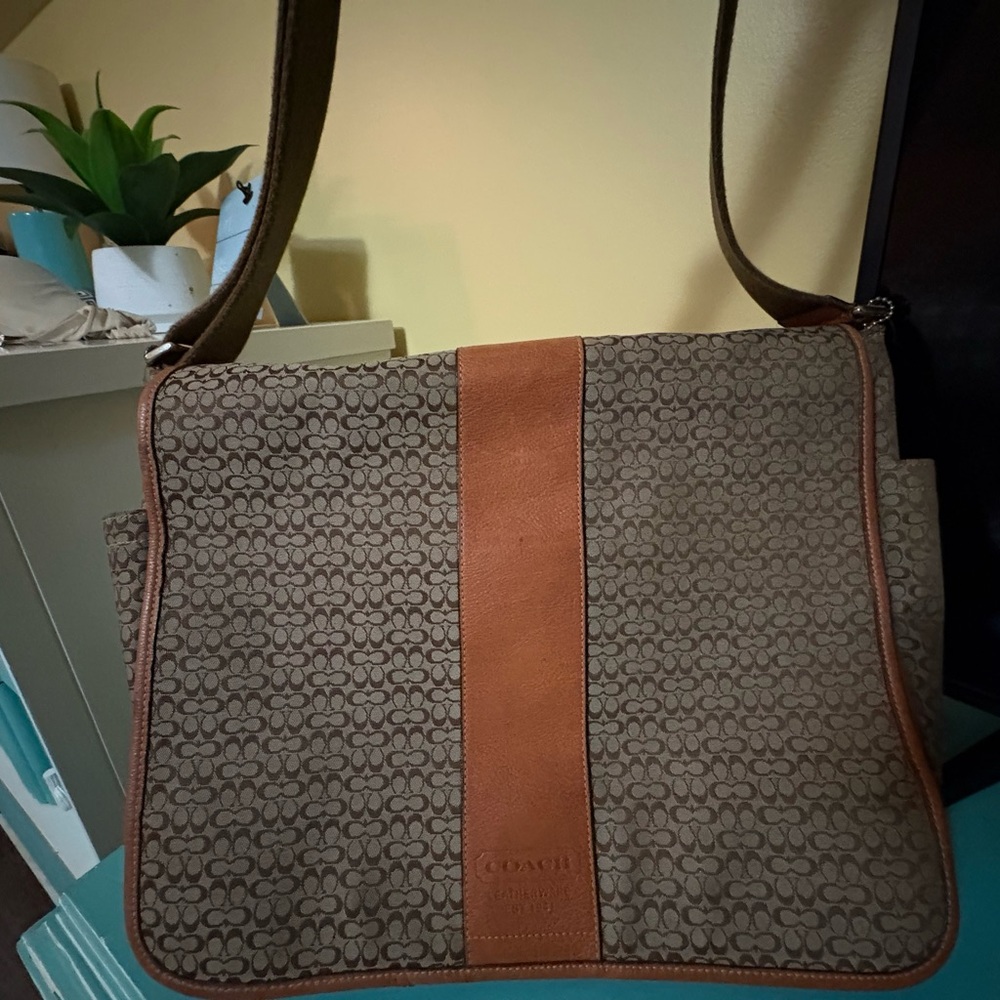 Coach Brown Classic Messenger Bag